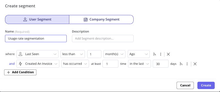 userpilot user segmentation