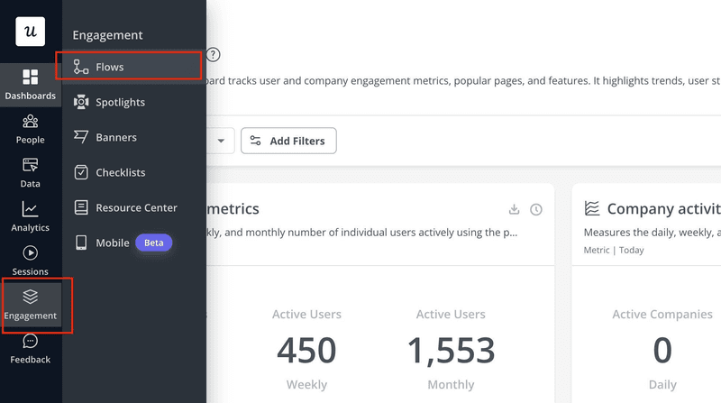 Creating Flows using Userpilot
