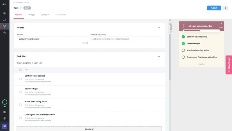 Screenshot of Userpilot interface.