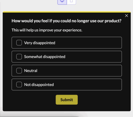 Microsurvey by Userpilot.