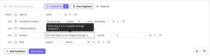 Userpilot segmentation