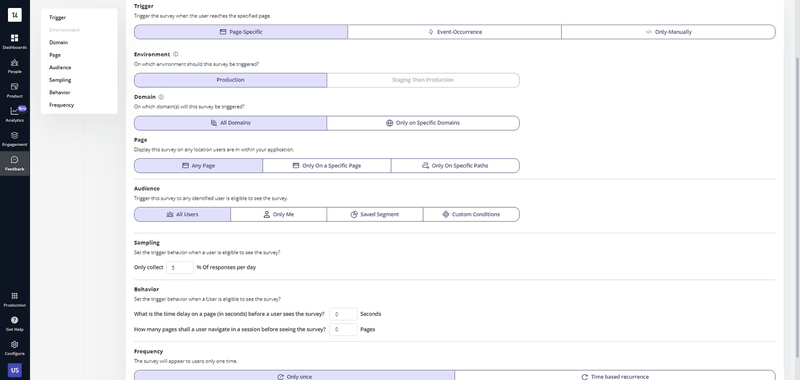 Userpilot-survey-settings