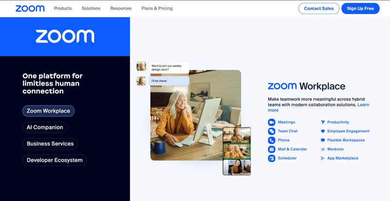 zoom messaging