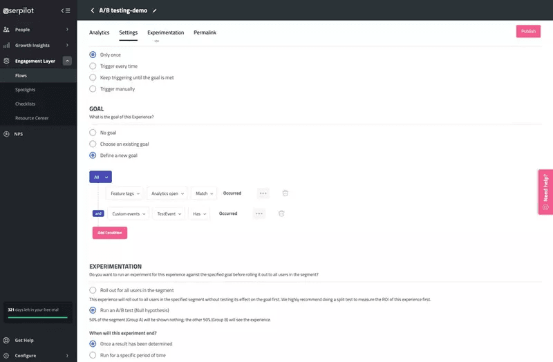 A-b-testing-userpilot-product-changes