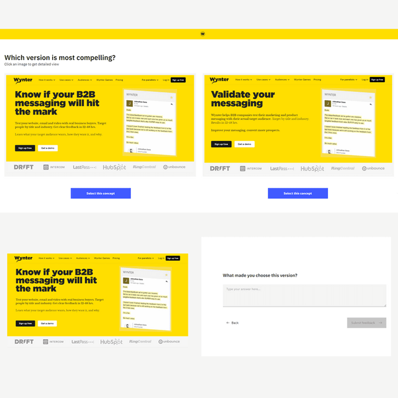 Message testing tools