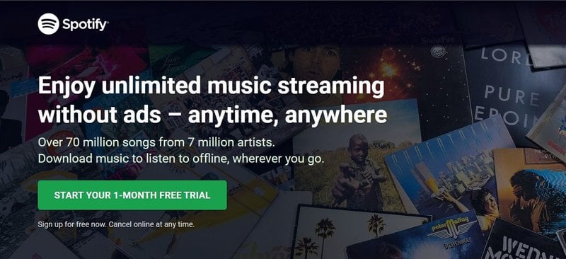 Spotify-free-trial-reciprocity-marketing
