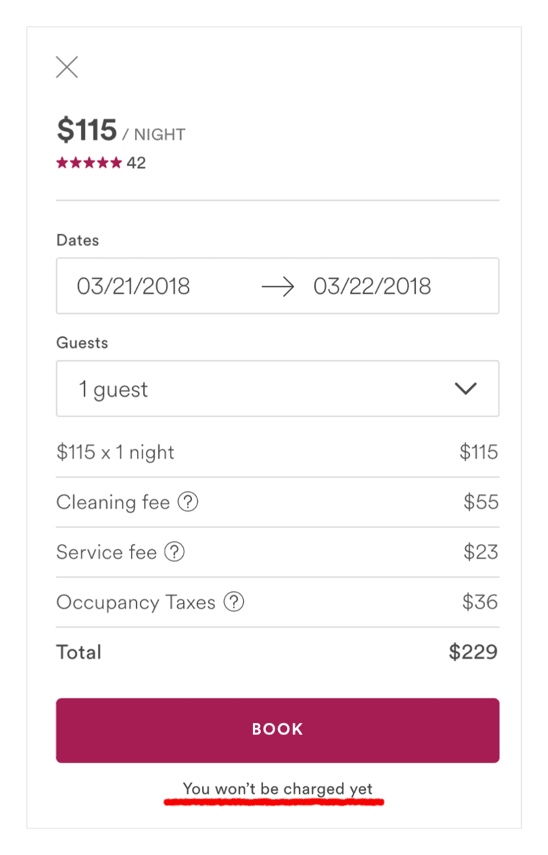 Clever microcopy example