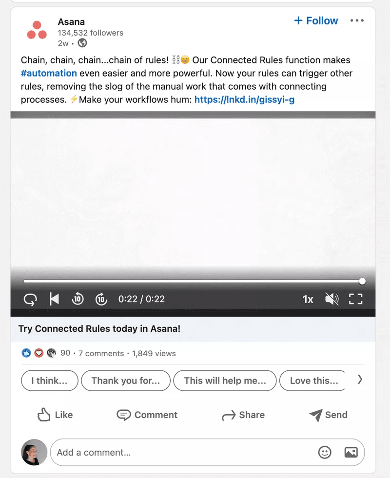 social media feature release announcement