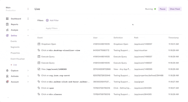 heap tracking autocapture