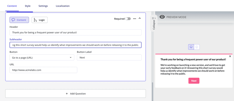 Feedback-collection-Userpilot