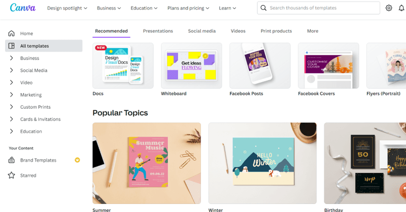 Canva's product-led design