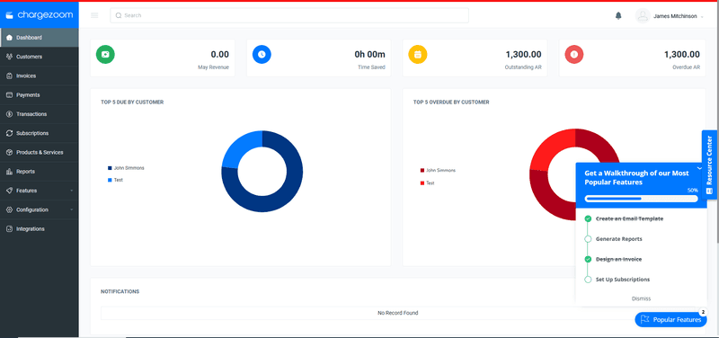 For instance, this checklist helps introduce other features to new users.