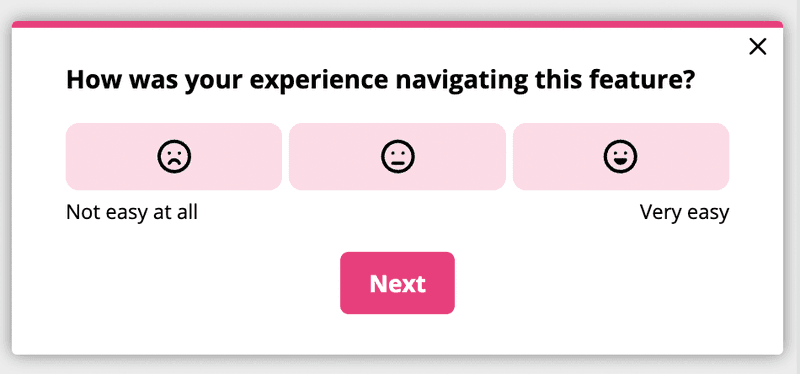Customer effort score survey