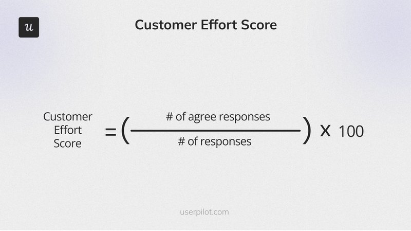 customer effort score formula