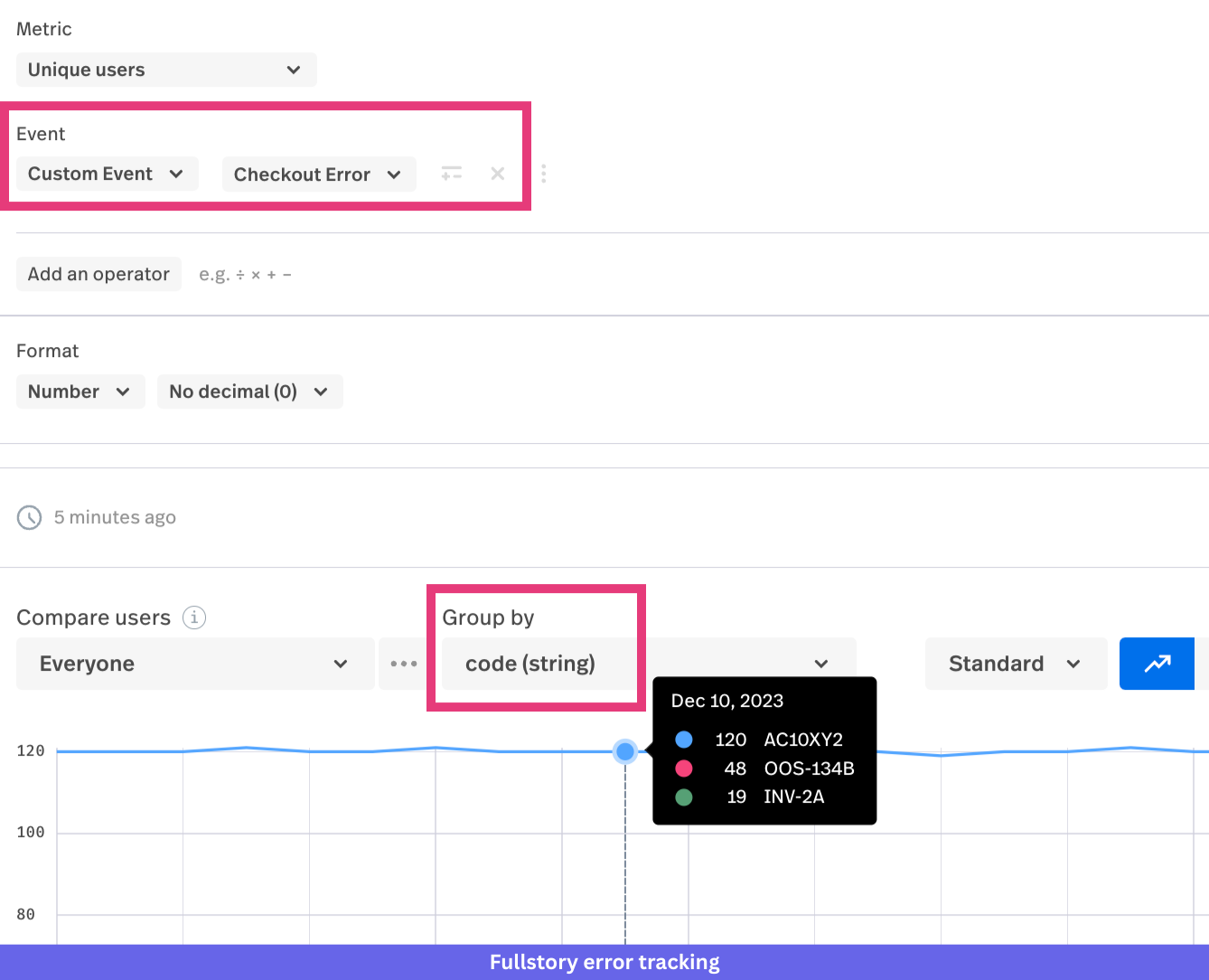 Fullstory error tracking