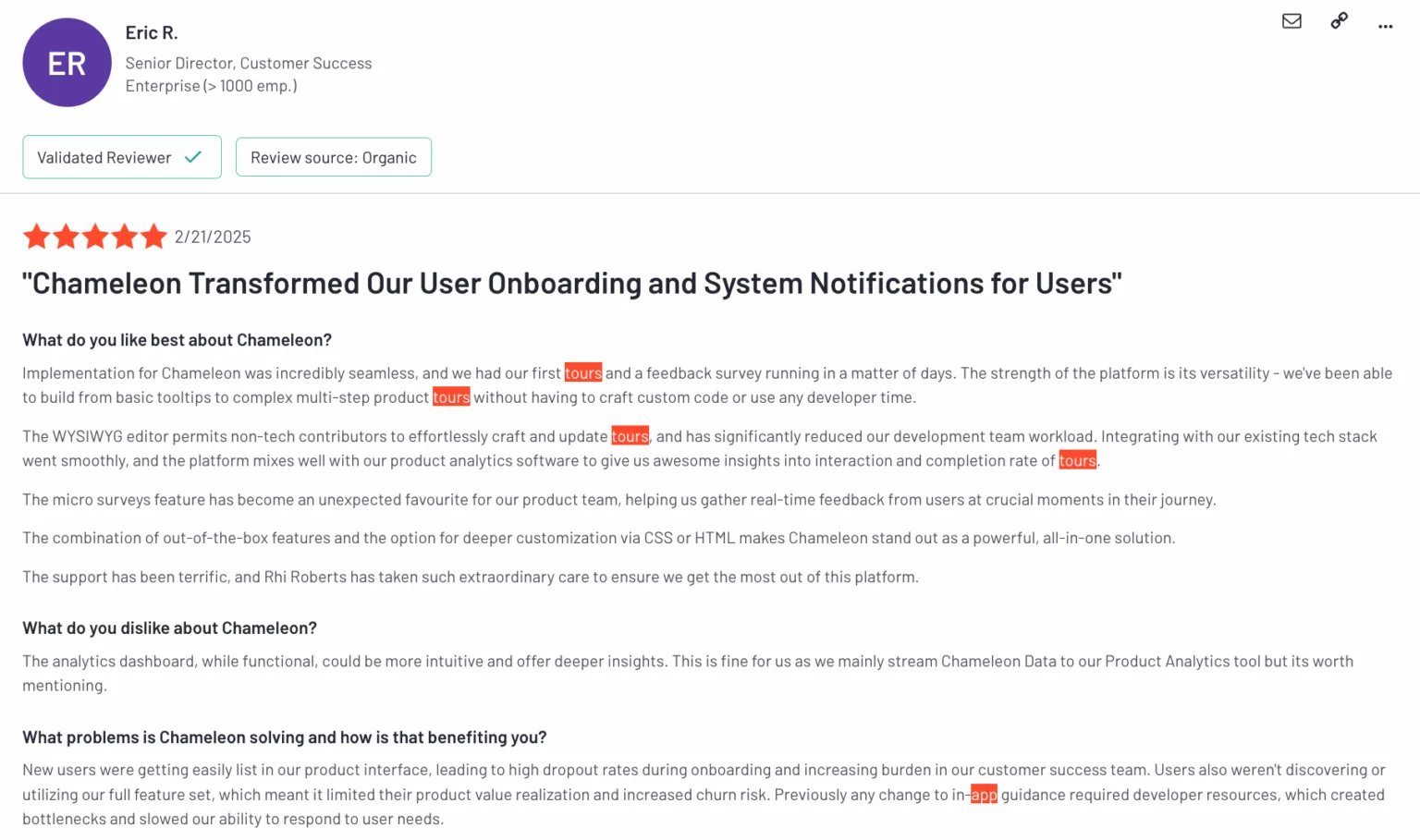 Chameleon G2 review.