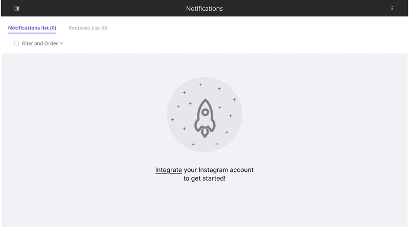 Empty state feedback.