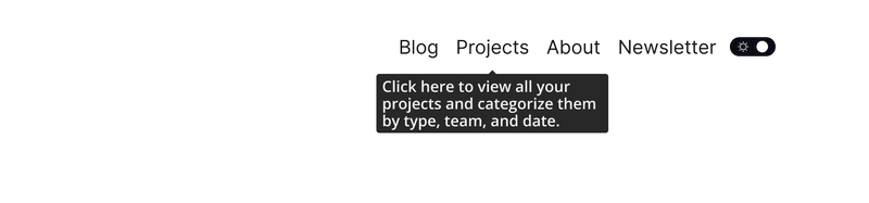 In-app prompts to help users with easy navigation.