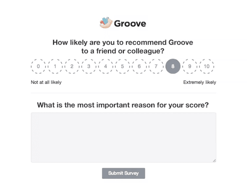 Groove's feedback collection