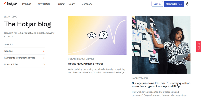 hotjar-blog-best-saas-blogs