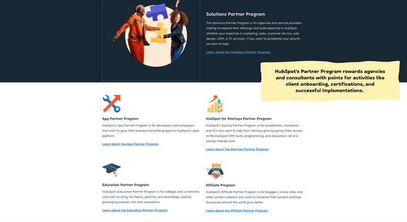 HubSpot's reward points based loyalty program