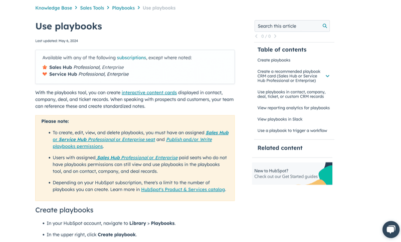 Product-led SEO type: Usage guides
