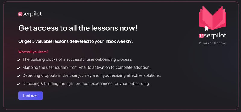 Userpilot Product Adoption School