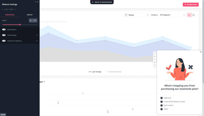 Techniques to boost freemium conversion rate: in-app survey.