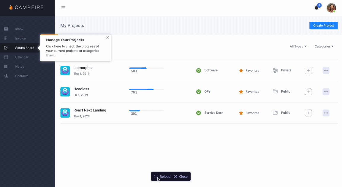 in-app training built with Userpilot