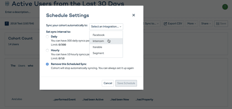 Amplitude integrations: Intercom