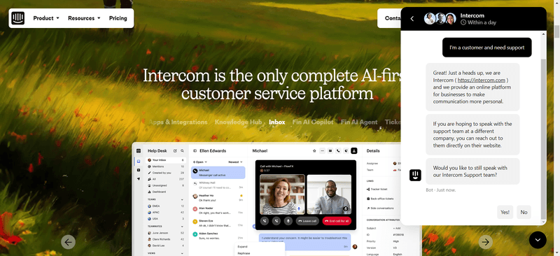 intercom best customer experience examples