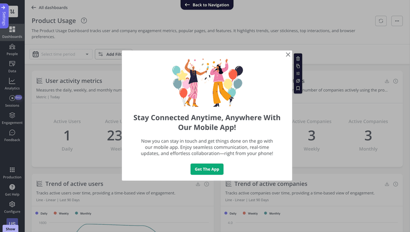 mobile user acquisition in app prompt