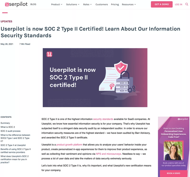 blog post for product feature announcement