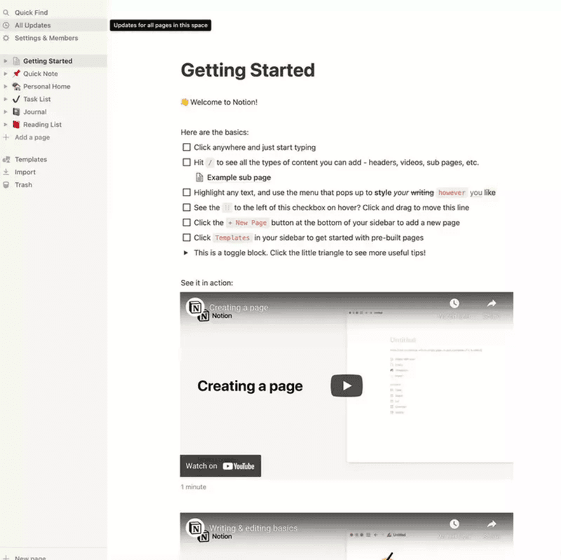 Don't leave empty states