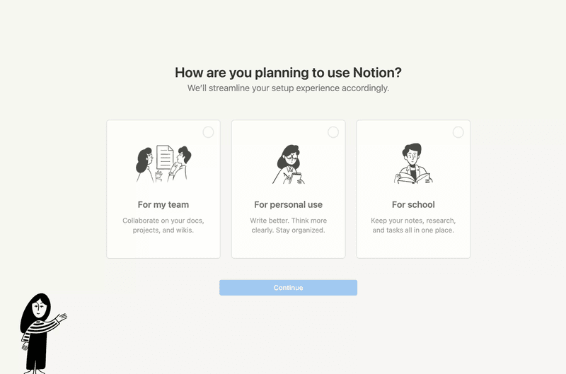 Notion welcome survey