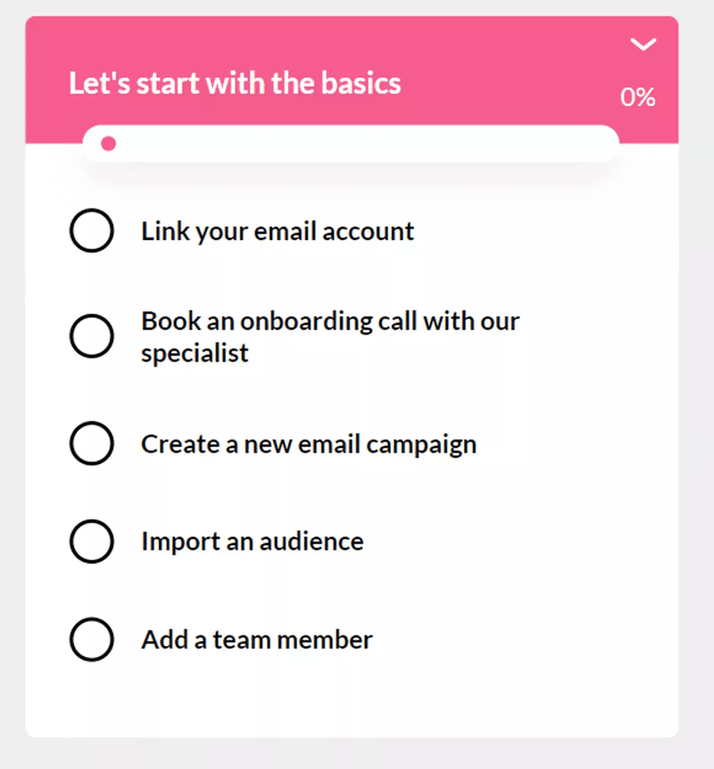 Create onboarding checklists with this with Userpilot—code-free!