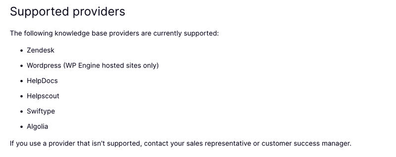 Pendo knowledge base integrations