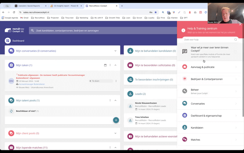 RecruitNow help and training center