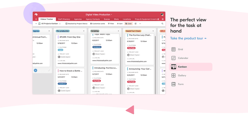 landing page by airtable