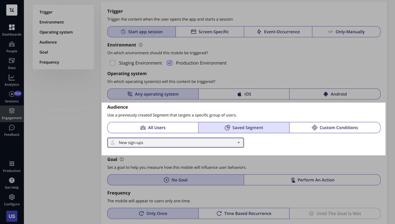 userpilot mobile segmentation