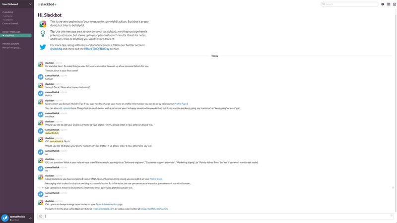 slack best customer experience examples