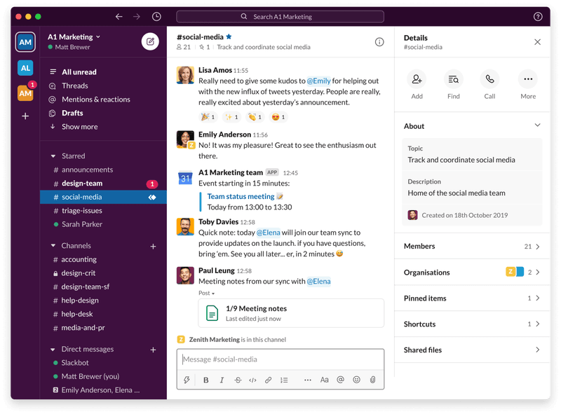 slack product positioning