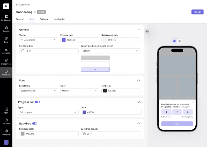 Collect user feedback effectively with Userpilot