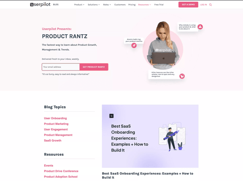 Visit the Userpilot blog for product growth articles.