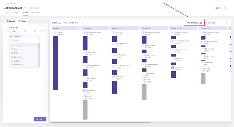 Include pages in results if needed