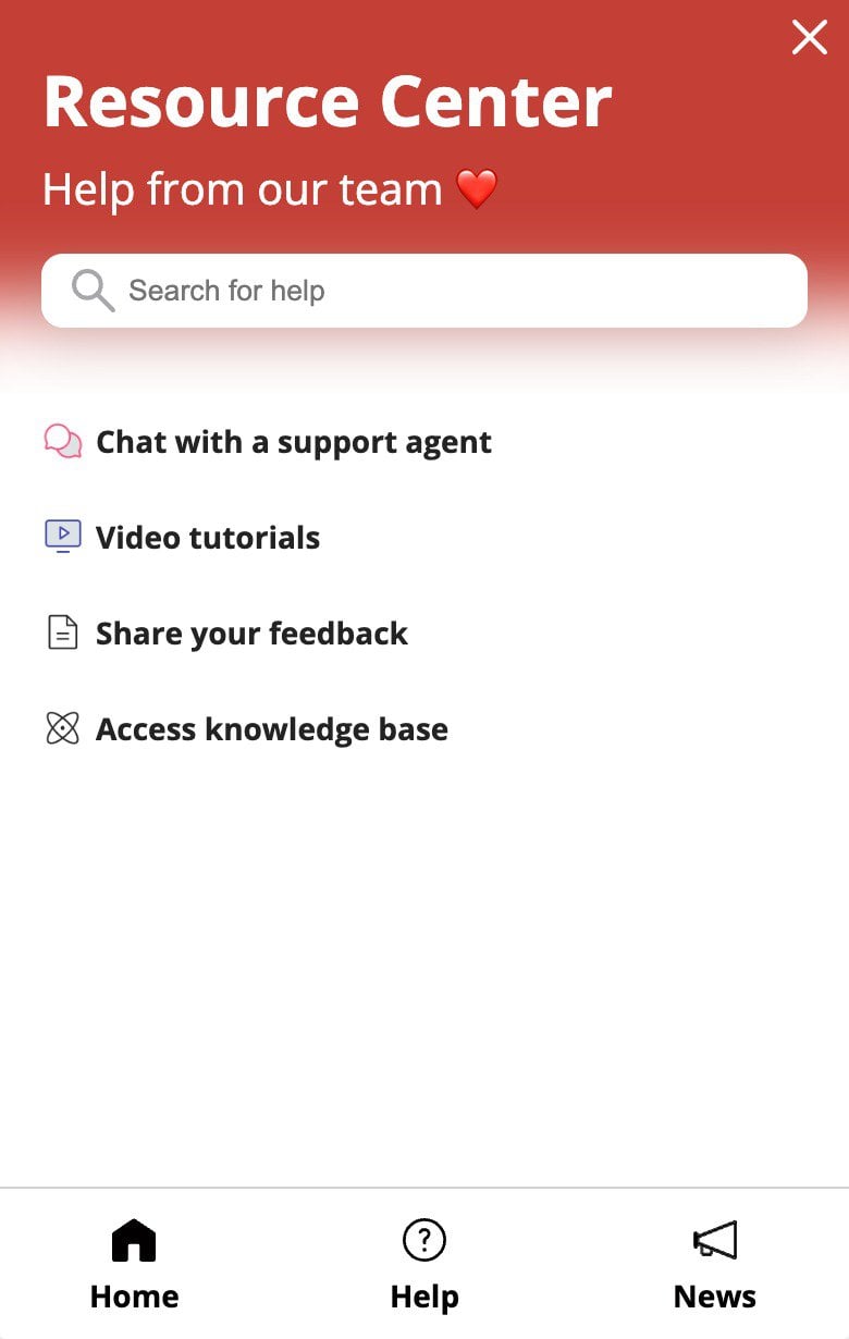 userpilot resource center for customer satisfaction