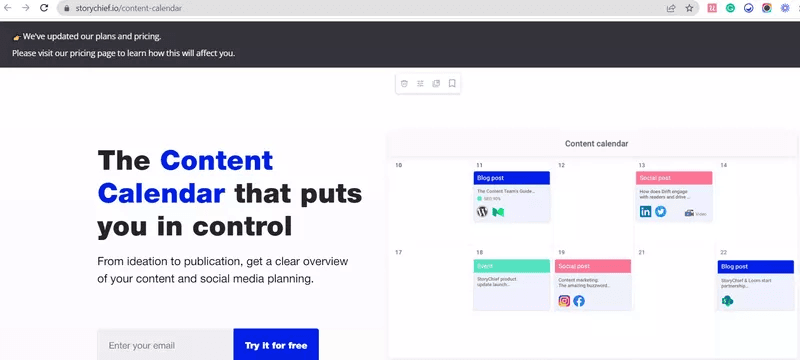 website banner example