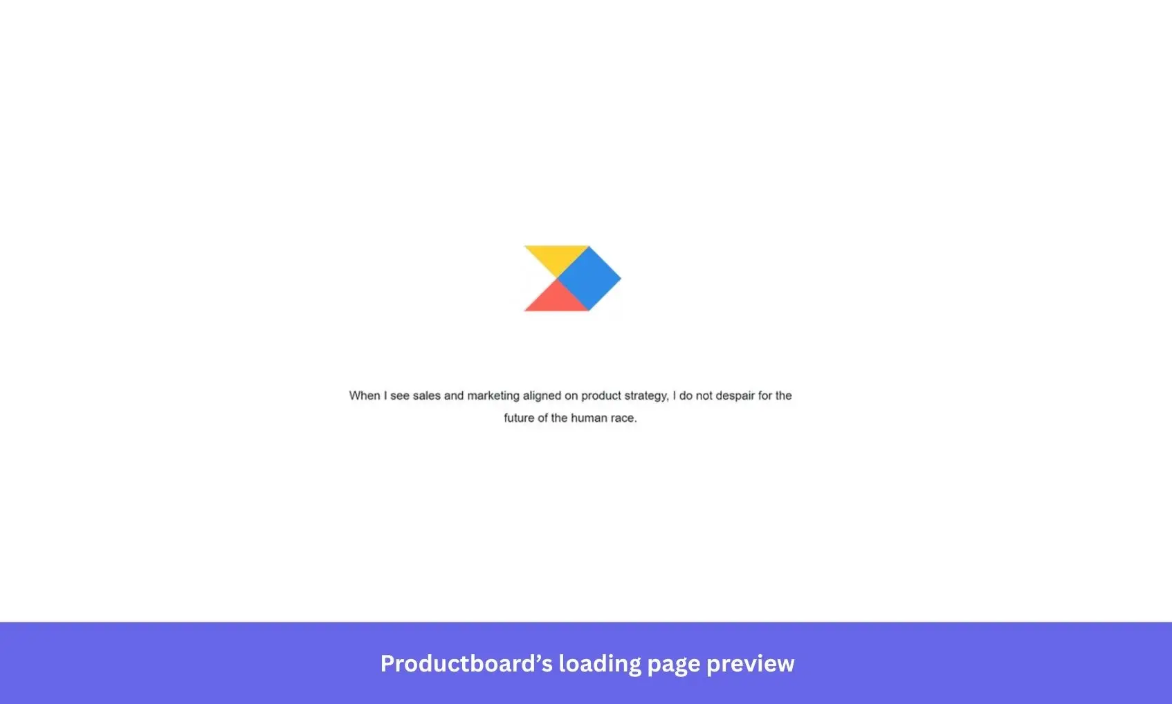 Productboard loading page preview