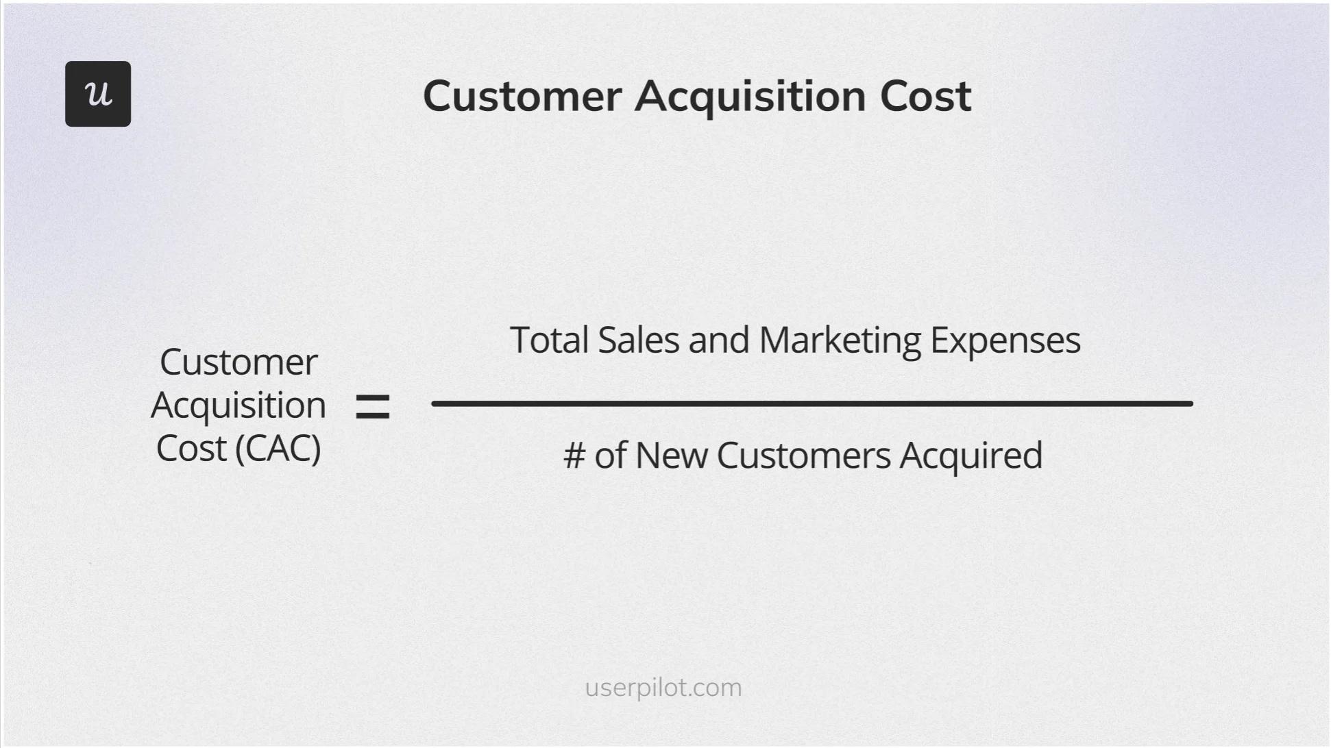 Customer acquisition cost formula