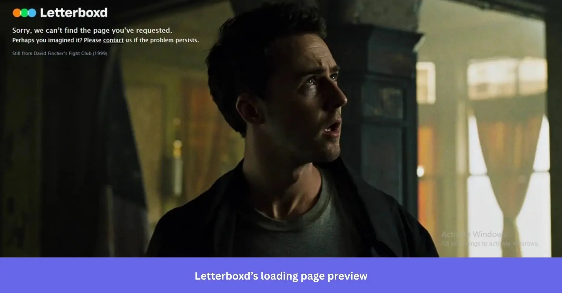 Letterboxd loading page preview